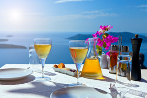 Abendessen am Strand von Kreta